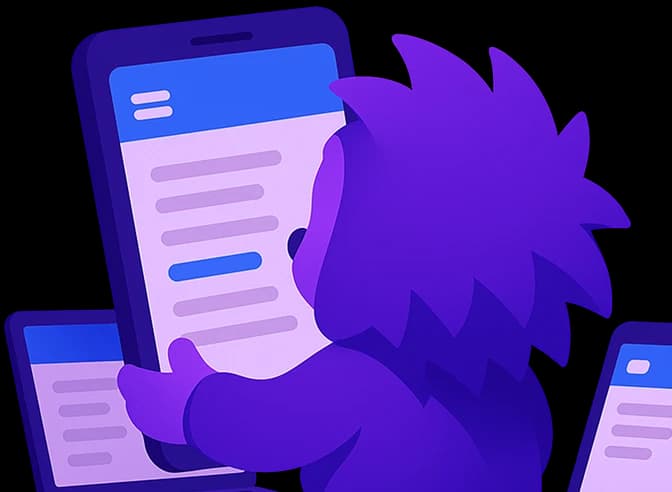 Turbo AI synced across laptop, tablet, and phone devices