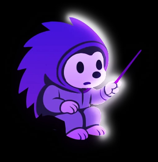 Turbo AI hedgehog mascot